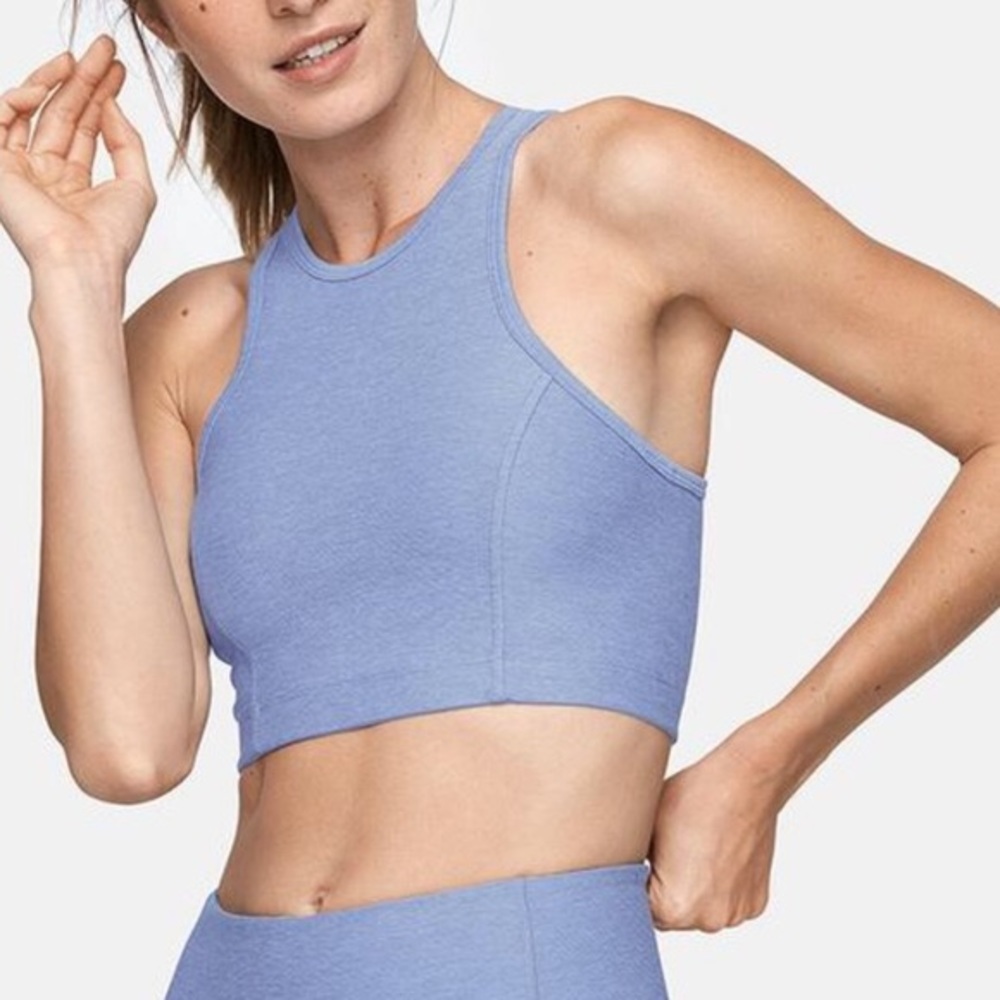 Outdoor Voices Athena Crop Top in Lilac